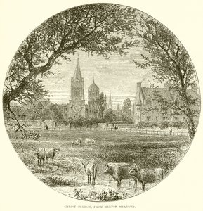 Christ Church, z Merton Meadows od English School