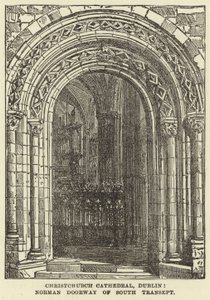 Katedrála Christchurch, Dublin, Norman Doorway of South Transept od English School