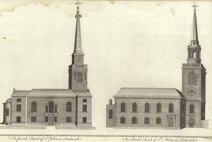 Kostel St John, Southwark a Kostel Panny Marie, Rotherhithe