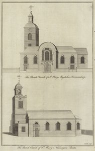 Kostel St Mary Magdalen, Bermondsey a Kostel St Mary, Newington Butts