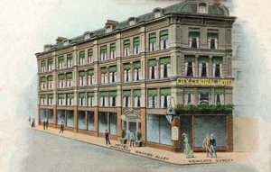 City Central Hotel, Londýn (barevné lito) od English School