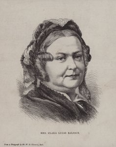 Clara Lucas Balfour, anglická bojovnice za střídmost od English School