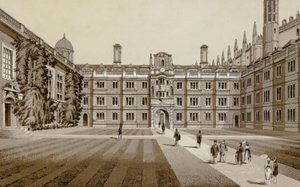 Clare College (litho) od English School