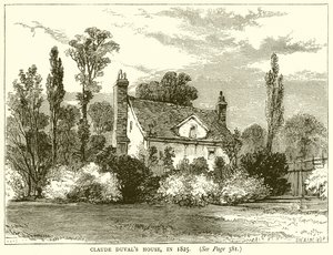 Claude Duvals House, v roce 1825