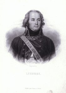 Claude Lecourbe, francouzský generál během francouzských revolučních a napoleonských válek (rytina) od English School