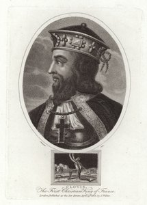 Clovis, první křesťanský král Francie od English School