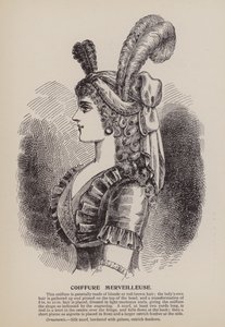 Coiffure Merveilleuse (rytina) od English School