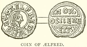 Aelfredova mince od English School