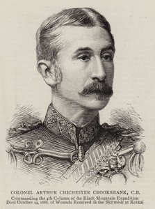 Plukovník Arthur Chichester Crookshank (rytina) od English School