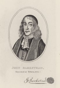 Plukovník John Barkstead (rytina) od English School