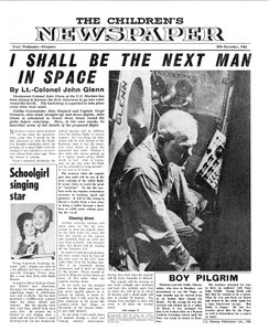 Plukovník John Glenn, titulní strana 