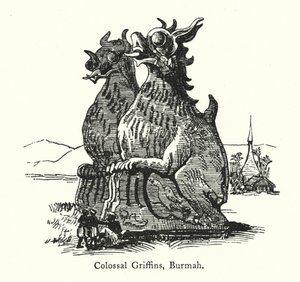 Colossal Griffins, Barmah (rytina) od English School