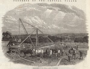 Zahájení Crystal Palace v Sydenhamu od English School