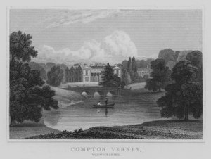 Compton Verney, Warwickshire (rytina) od English School
