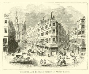 Cornhill a Lombard Street v Annes vládnou od English School