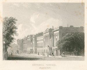 Cornwall Terrace, Regents Park, Londýn od English School