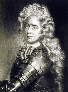 Hrabě Konismark († 1686) ilustrace z Portrétů postav slavných britské historie, vyryté Richardem Earlomem (1743-1822) a Charlesem Turnerem (asi 1773-1857) (mezzotinta) od English School
