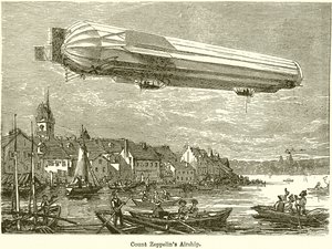 Vzducholoď Count Zeppelins od English School