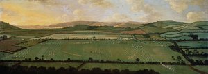 Country Round Dixton Manor, kolem roku 1725 od English School