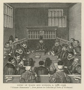 Court of Wards and Liveries, cca 1588-1589 od English School