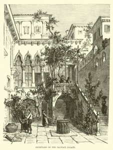 Nádvoří paláce Salviati od English School