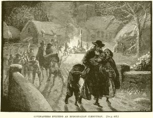 Covenanters vystěhování episkopálního duchovního od English School