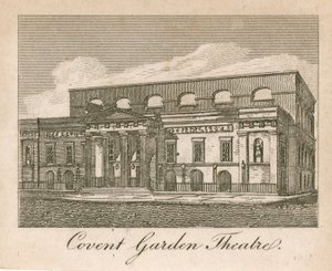 Covent Garden Theatre, Londýn od English School