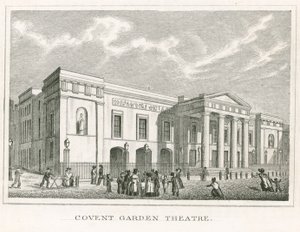 Covent Garden Theatre, Londýn od English School