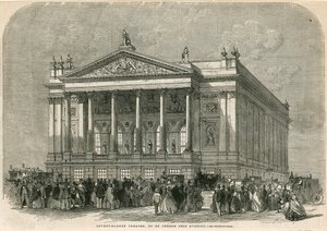 Covent Garden Theatre, Londýn – bude otevřeno dnes večer od English School