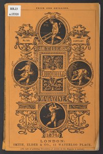 Obálka The Cornhill Magazine, leden 1874 od English School