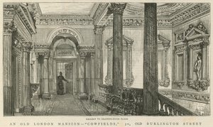 Cowfields, 30 Old Burlington Street: Galerie v patře salonu od English School