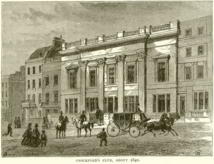 Crockfords Club, asi 1840 od English School