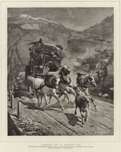 Přejezd přes St Gotthard Pass
