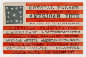 Crystal Palace, American Fete, 17 září 1887 od English School