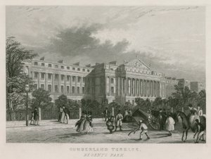 Cumberland Terrace, Regents Park, Londýn od English School