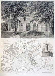 Cuperovy zahrady, Lambeth, 1746. od English School