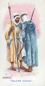Obvyklý pozdrav v Arábii, 1907 od English School