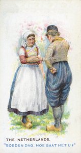Obvyklý pozdrav v Nizozemsku, 1907 od English School