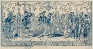 Tanec ve Vauxhall Gardens, Londýn od English School
