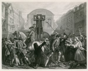 Daniel Defoe na pranýři od English School
