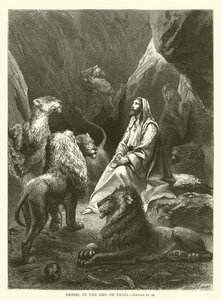 Daniel v doupěti lvů, Daniel, VI, 16 od English School