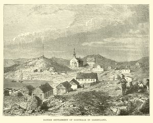 Dänische Siedlung Godthaab in Grönland