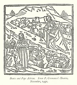 Dante a Pope Adrian, od P Cremonese