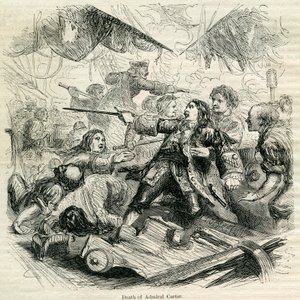 Smrt admirála Cartera, 1692 od English School