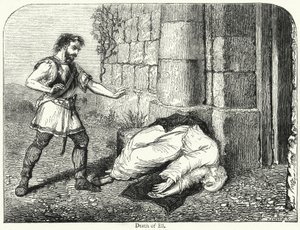 Death of Eli (rytina) od English School