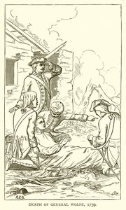 Smrt generála Wolfa, 1759 od English School