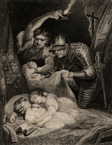 Smrt krále Edwarda V. (1470-83) a jeho bratra Richarda (1472-83) vévody z Yorku od English School
