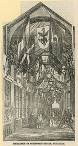 Dekorace Burlington Arcade od English School