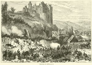Obrana Chateaudun, říjen 1870 od English School