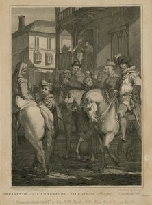 Odjezd poutníků z Canterbury od English School